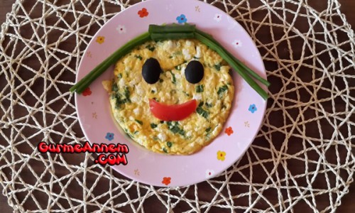 maydanozlu omlet 7 ay gurme annem bebek yemekleri