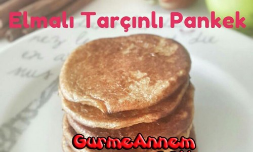 elmali tarcinli pankek 7 ay uzeri gurme annem bebek yemekleri
