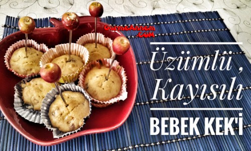 Üzümlü Kayısılı Bebek Keki (1 yaş ve üzeri ) Gurme Annem Bebek