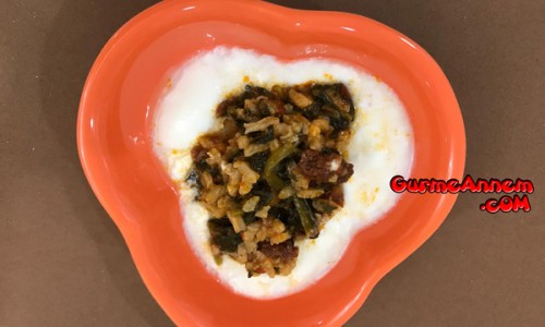 yogurtlu ispanak yemegi 8 ay ve uzeri gurme annem bebek yemekleri