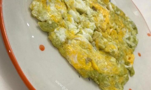 avokadolu omlet 7 ay ve uzeri gurme annem bebek yemekleri